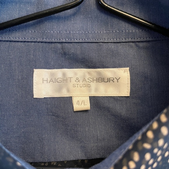 haight and ashbury casual pattern button up shirt - Picture 3 of 4